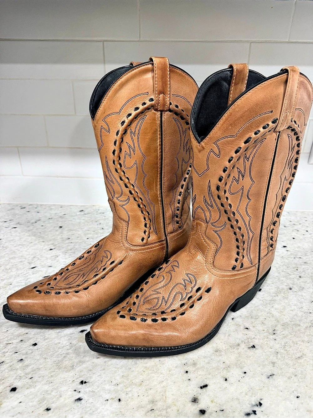 Laredo 6843 Western Boots Brown US 10.5 D